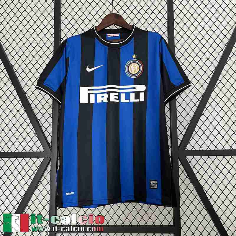 Inter Milan Retro Maglia Calcio Prima Uomo 09-10 FG378