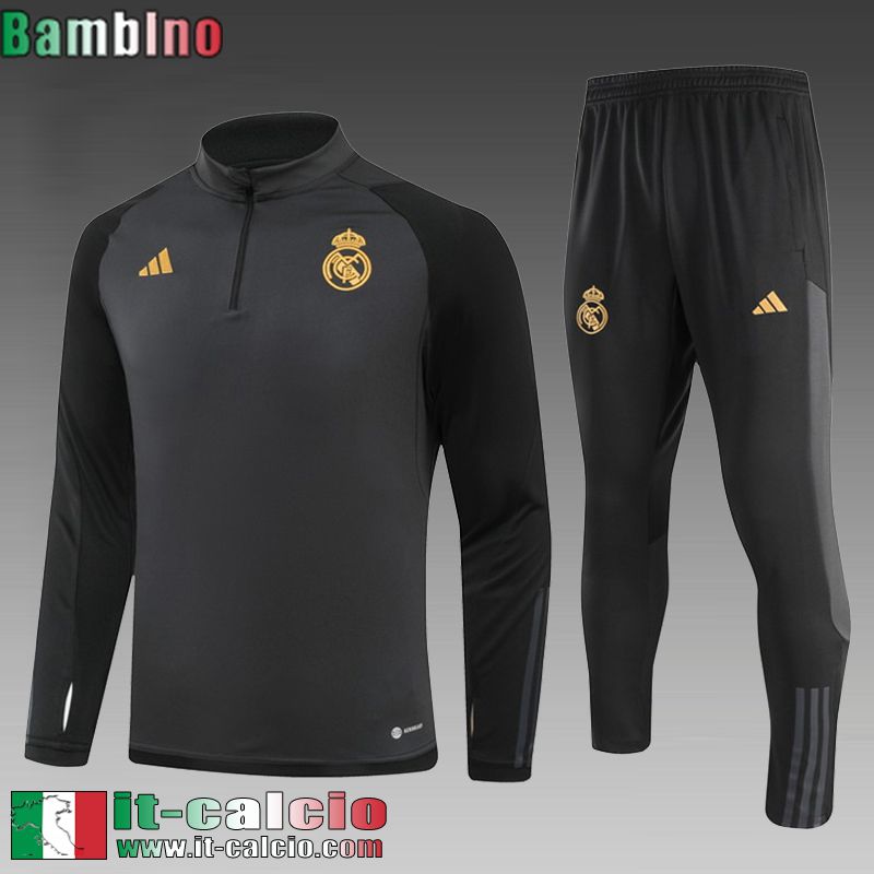 Real Madrid Tute Calcio + PANTALONI Bambini 2023 2024 C79