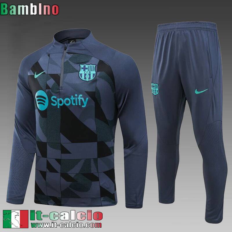 Barcellona Tute Calcio + PANTALONI Bambini 2023 2024 C80