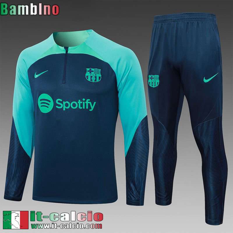 Barcellona Tute Calcio + PANTALONI Bambini 2023 2024 C97