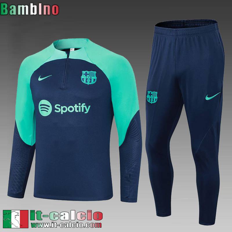 Barcellona Tute Calcio + PANTALONI Bambini 2023 2024 C104