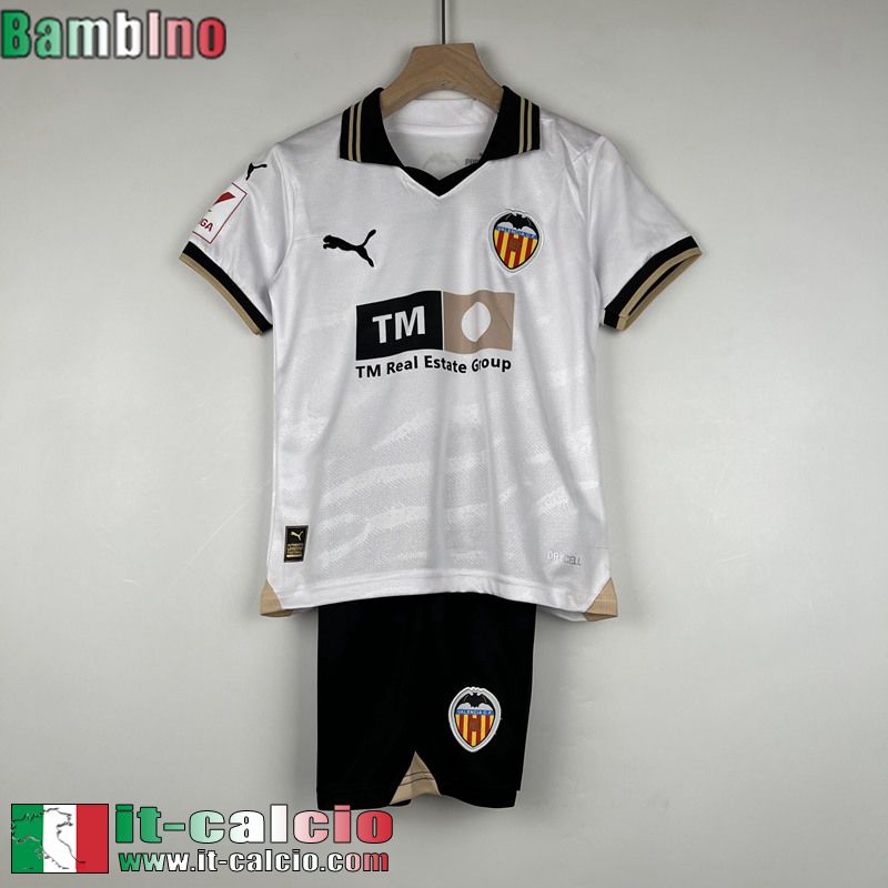 Valencia Maglia Calcio Prima Bambini 2023 2024