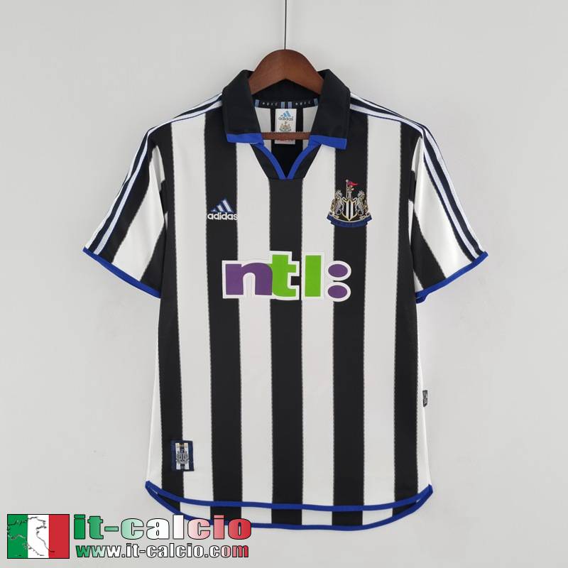 Newcastle United Retro Maglia Calcio Prima Uomo 00/01 FG234