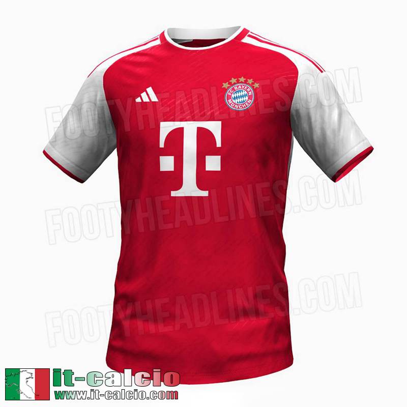 Bayern Monaco Maglia Calcio Versione trapelata Prima Uomo 2023 2024