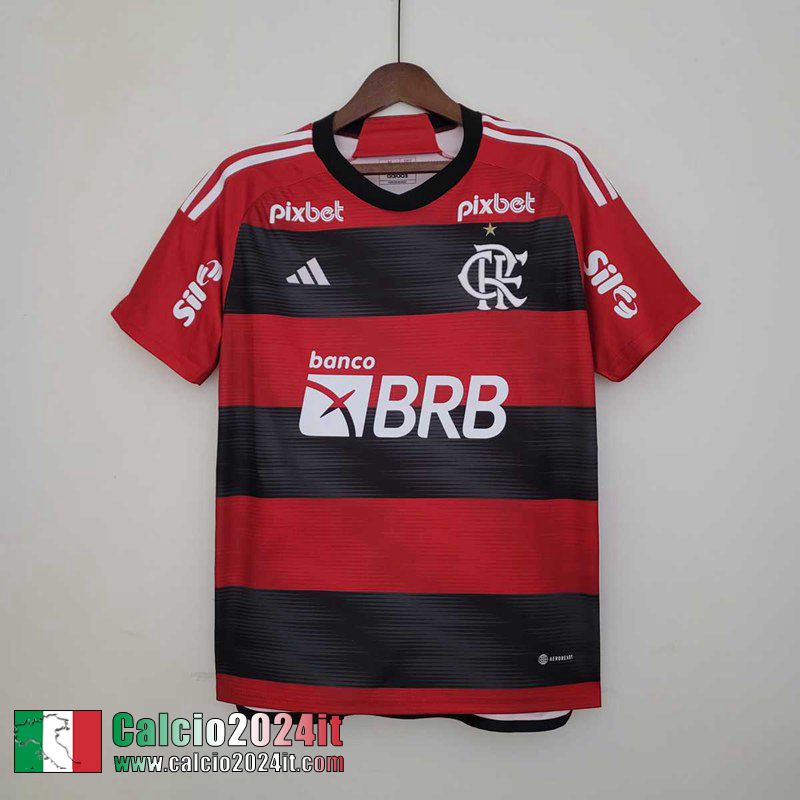 Flamengo Maglia Calcio Versione trapelata Prima Uomo 2023 2024