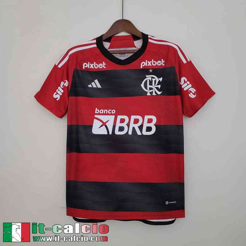 Flamengo Maglia Calcio Versione trapelata Prima Uomo 2023 2024