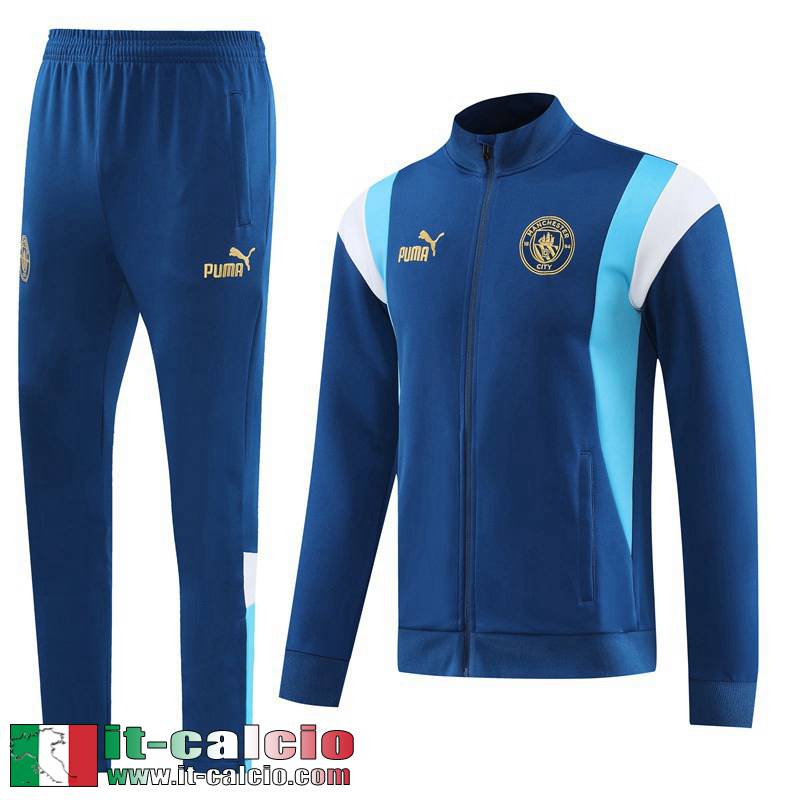 Manchester City Full-Zip Giacca blu Uomo 2022 2023 JK677