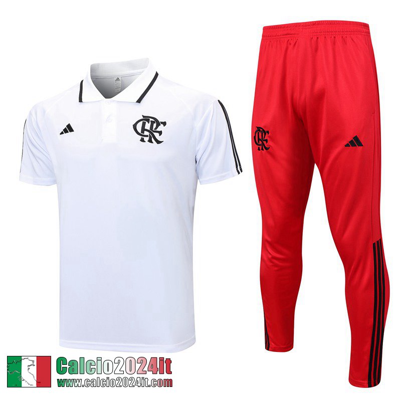 Flamengo Polo Shirts Bianco Uomo 2023 2024 PL645