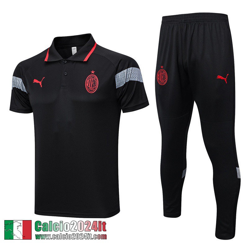 AC Milan Polo Shirts nero Uomo 2023 2024 PL654