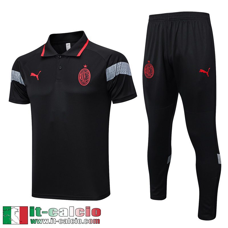 AC Milan Polo Shirts nero Uomo 2023 2024 PL654