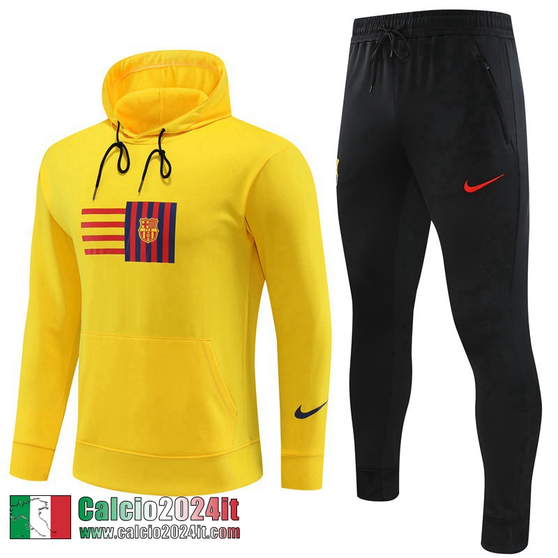 Barcellona Felpa Sportswear GIALLO Uomo 2023 2024 SW62