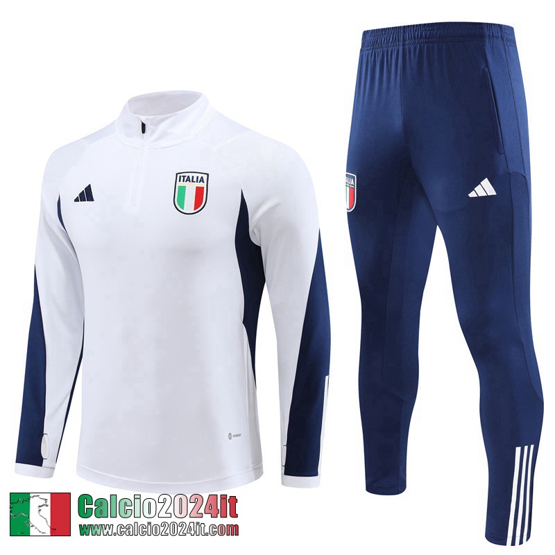Italia Tute Calcio Bianco Uomo 2022 2023 TG729