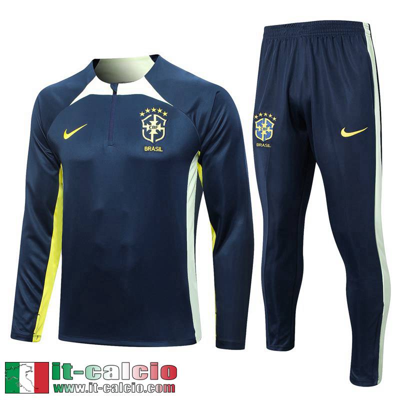 Brasile Tute Calcio blu Uomo 2023 2024 TG735