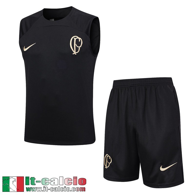 Corinthians Tute Calcio Senza maniche nero Uomo 2023 2024 TG763