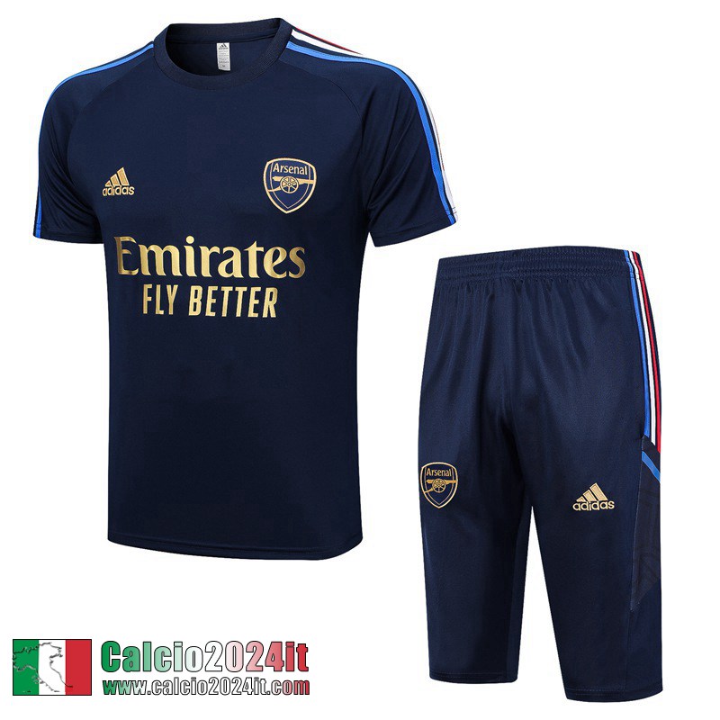 Arsenal Tute Calcio T Shirt blu Uomo 2023 2024 TG767