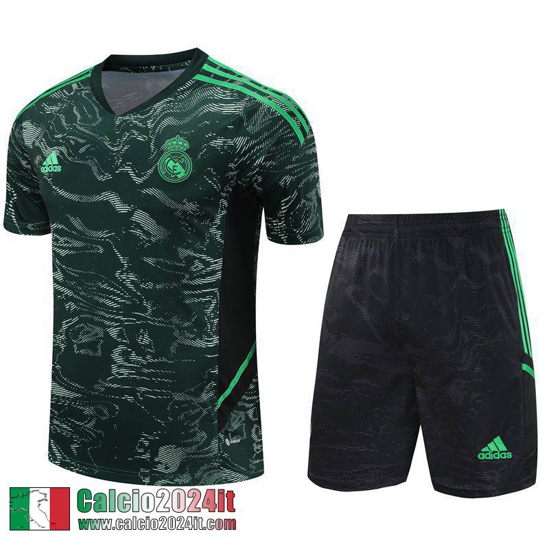 Real Madrid Tute Calcio T Shirt Verde Uomo 2023 2024 TG779