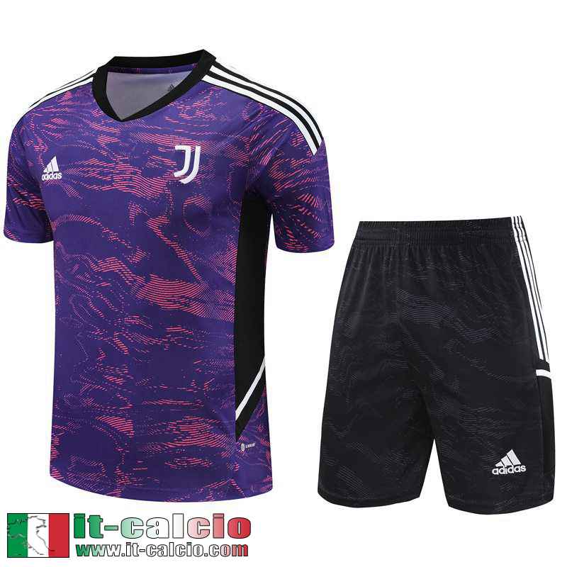 Juventus Tute Calcio T Shirt Viola Uomo 2023 2024 TG782