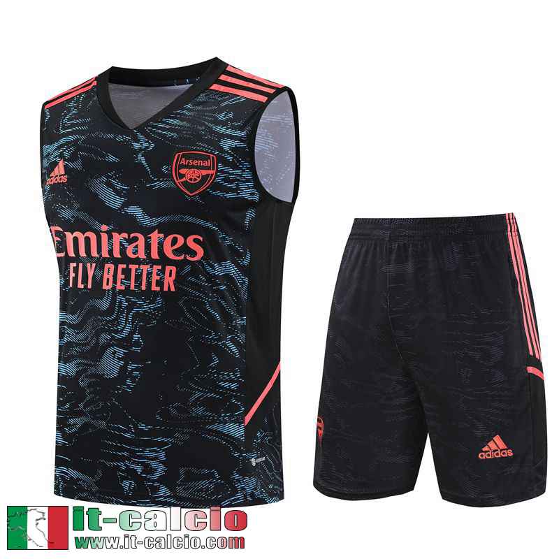 Arsenal Tute Calcio Senza maniche blu scuro Uomo 2023 2024 TG785