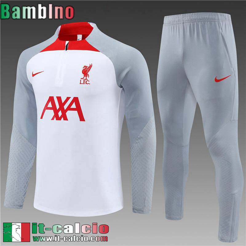 Liverpool Tute Calcio blu Bambini 2022 2023 TK568