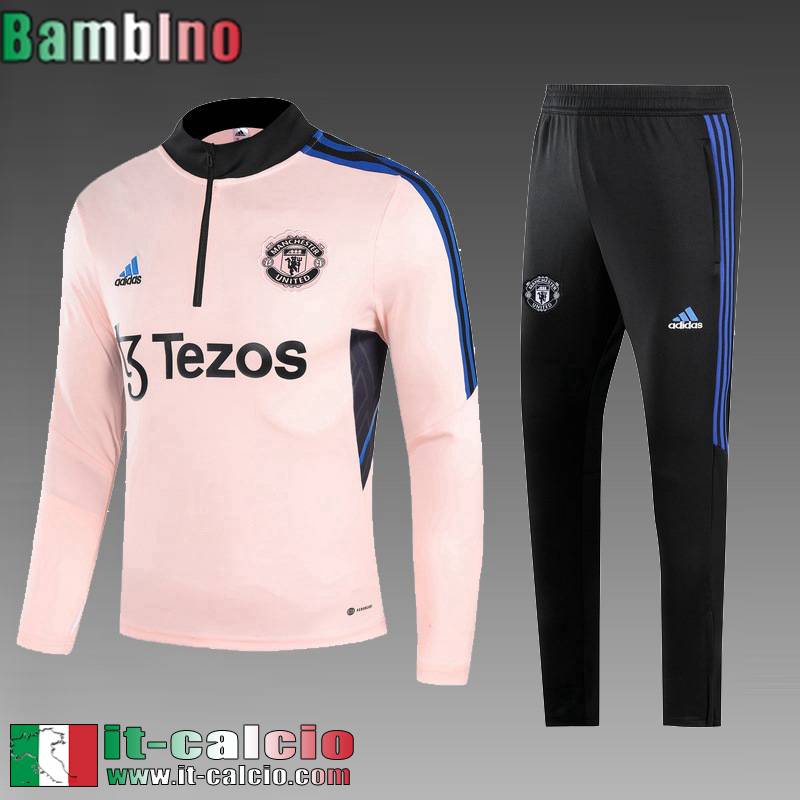 Manchester United Tute Calcio rosa Bambini 2023 2024 TK588