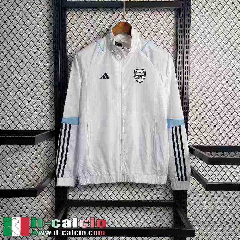 Arsenal Giacca a vento Bianco Uomo 2023 2024 WK356