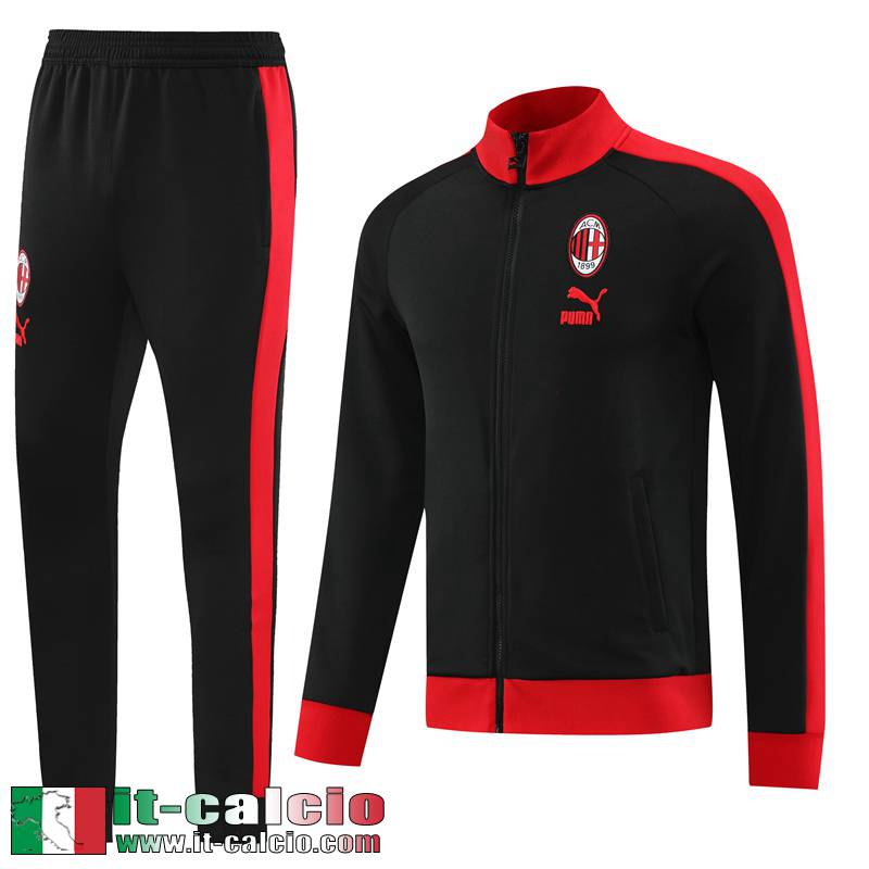 AC Milan Full-Zip Giacca nero Uomo 2023 2024 JK722