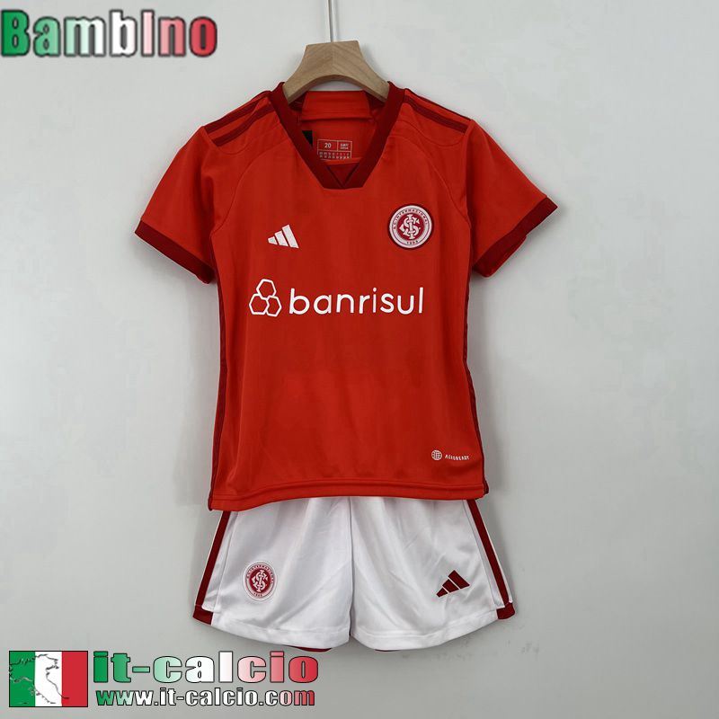 Internacional Maglia Calcio Prima Bambini 2023 2024 MK07