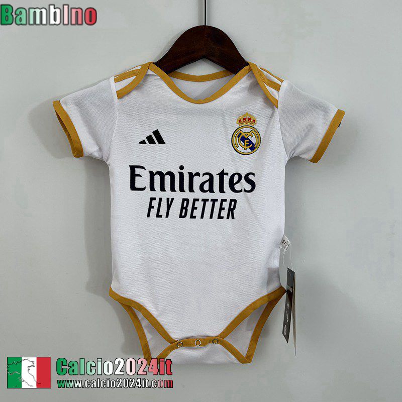 Real Madrid Maglia Calcio Prima Baby 2023 2024 MK10