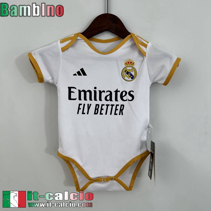 Real Madrid Maglia Calcio Prima Baby 2023 2024 MK10