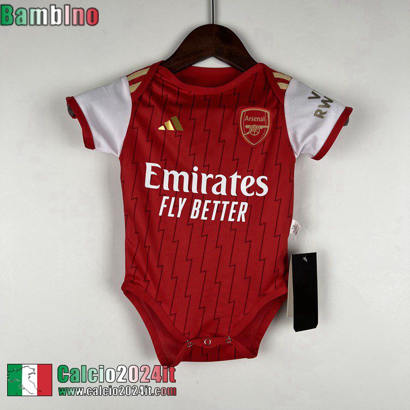 Arsenal Maglia Calcio Prima Baby 2023 2024 MK15