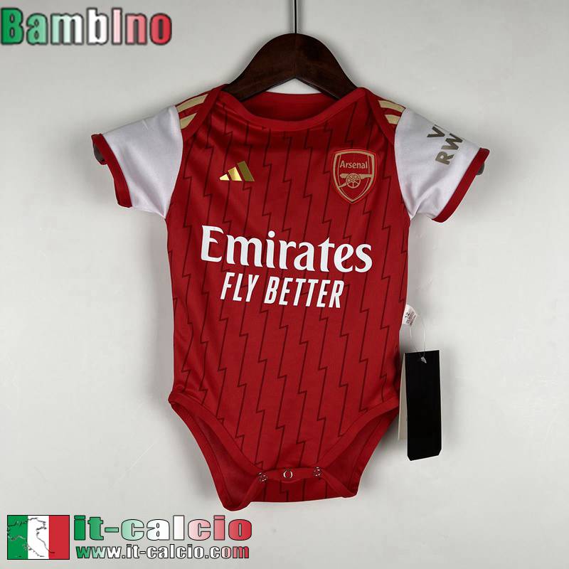 Arsenal Maglia Calcio Prima Baby 2023 2024 MK15