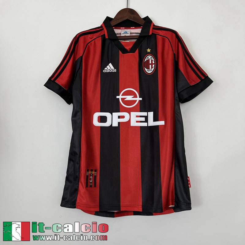 AC Milan Retro Maglia Calcio Prima Uomo 98 99 FG245