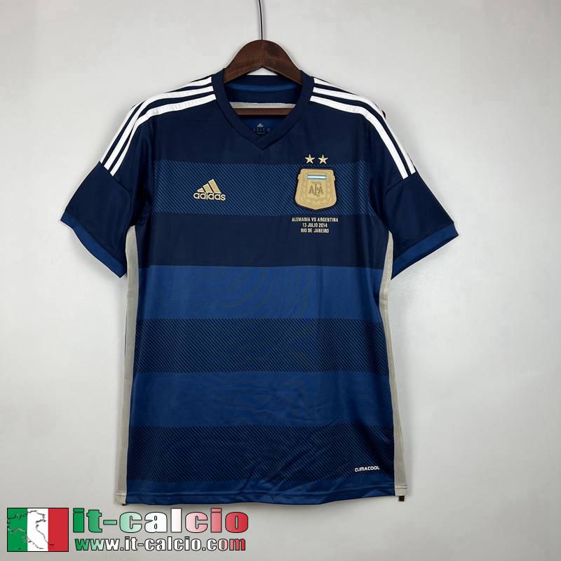 Argentina Retro Maglia Calcio Seconda Uomo 2014 FG262