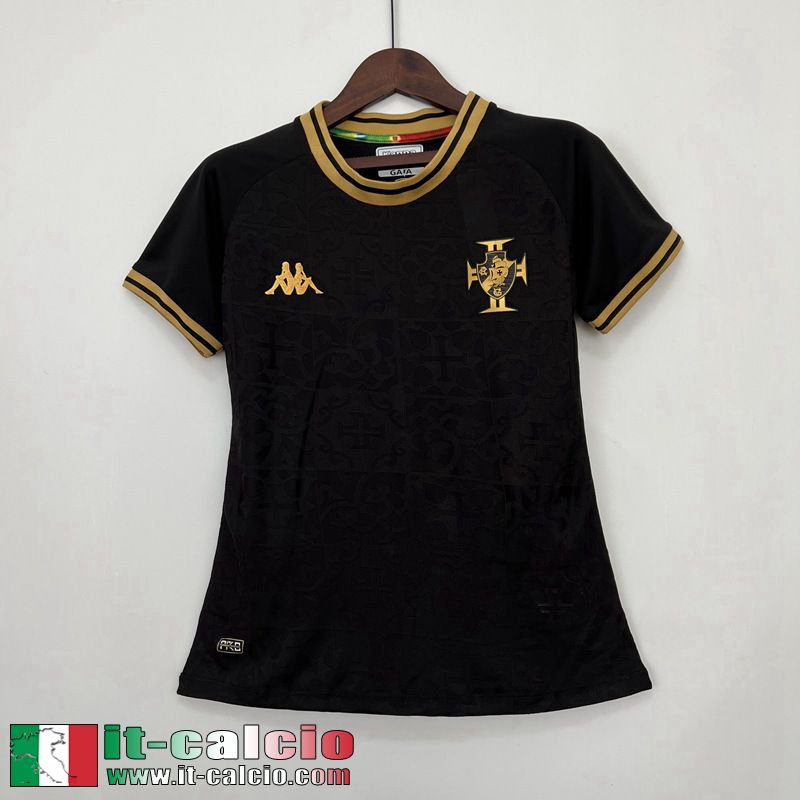 Vasco da Gama Maglia Calcio nero Donna 2023 2024 MW04