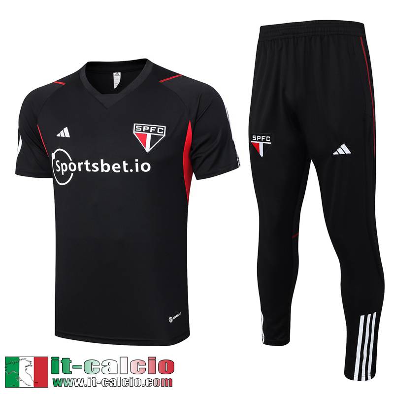 Sao Paulo Polo Shirts nero Uomo 2023 2024 PL670