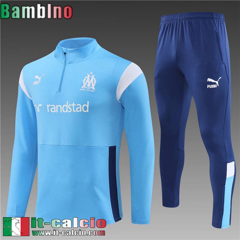 Marsiglia Tute Calcio cielo blu Bambini 2023 2024 TK605