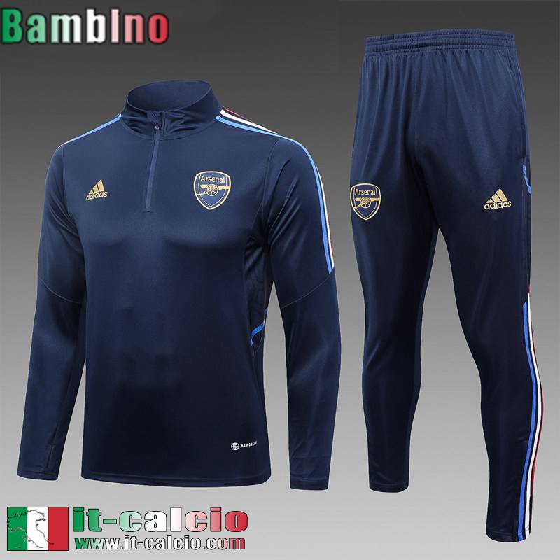 Arsenal Tute Calcio blu Bambini 2023 2024 TK627