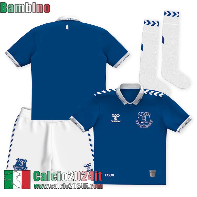 Everton Maglia Calcio Prima Bambini 2023 2024