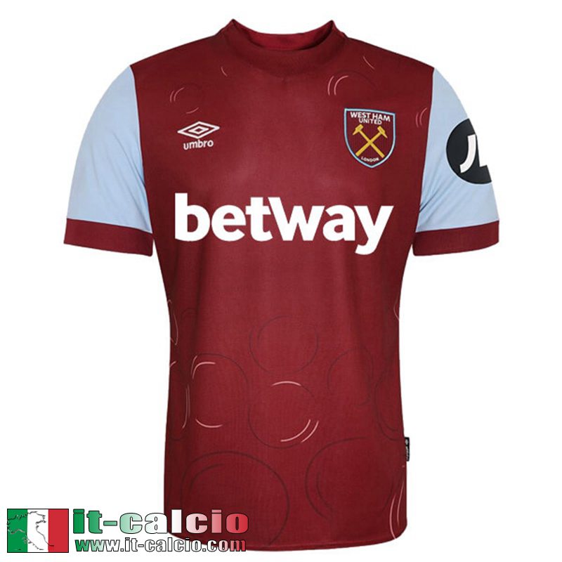 West Ham United Maglia Calcio Prima Uomo 2023 2024