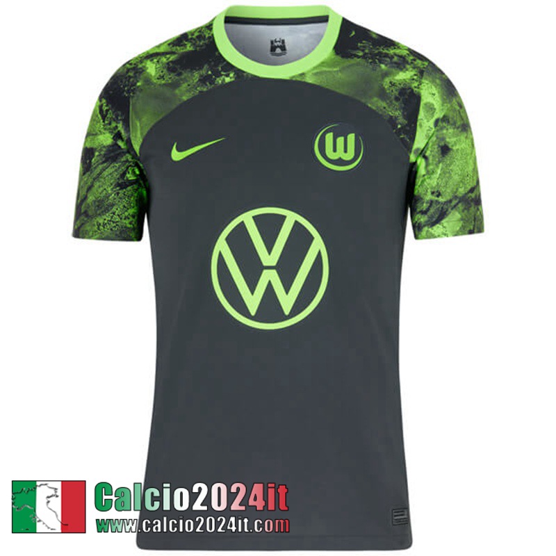 VFL Wolfsburg Maglia Calcio Seconda Uomo 2023 2024