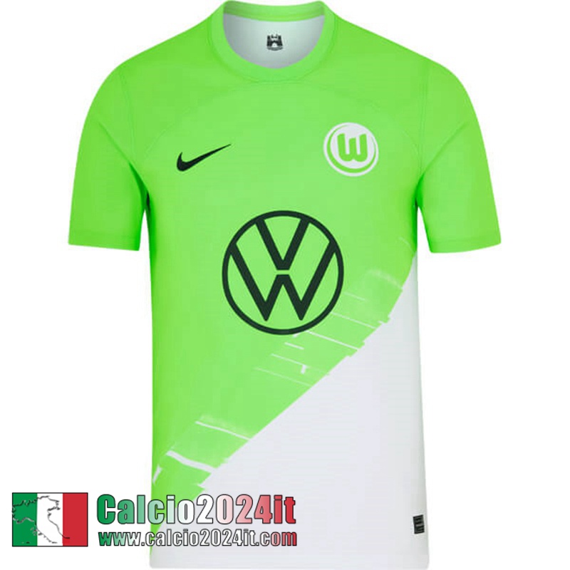 VFL Wolfsburg Maglia Calcio Prima Uomo 2023 2024