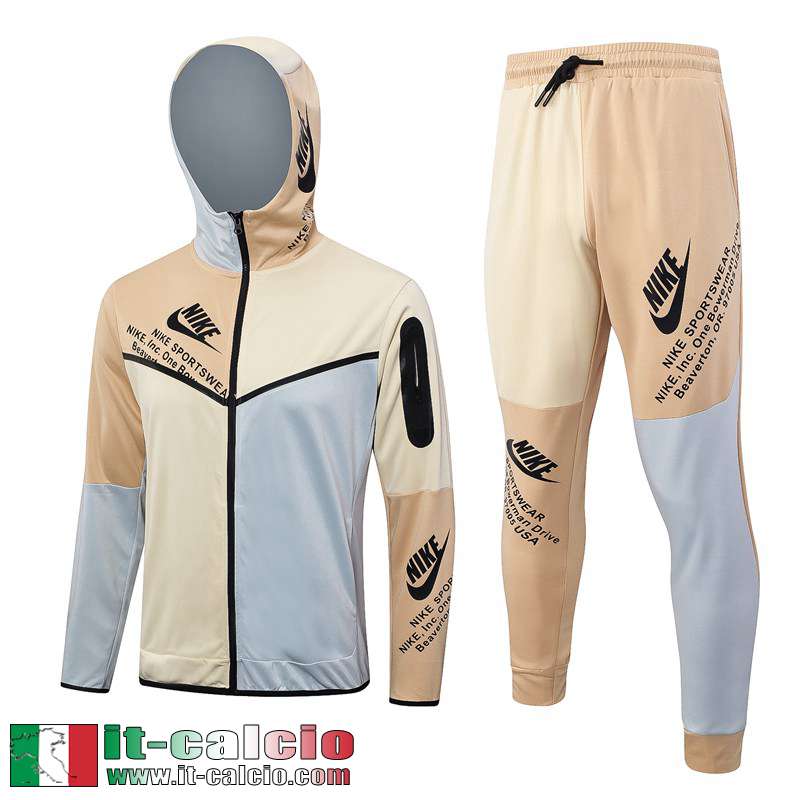 Sport Full-Zip Giacca Cappuccio giallo pallido Uomo 2023 2024 JK782