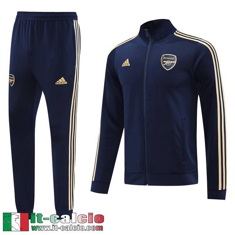 Arsenal Full-Zip Giacca blu navy Uomo 2023 2024 JK739