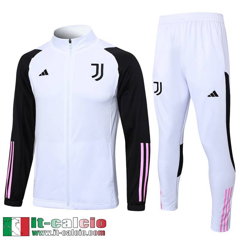 Juventus Full-Zip Giacca Bianco Uomo 2023 2024 JK756