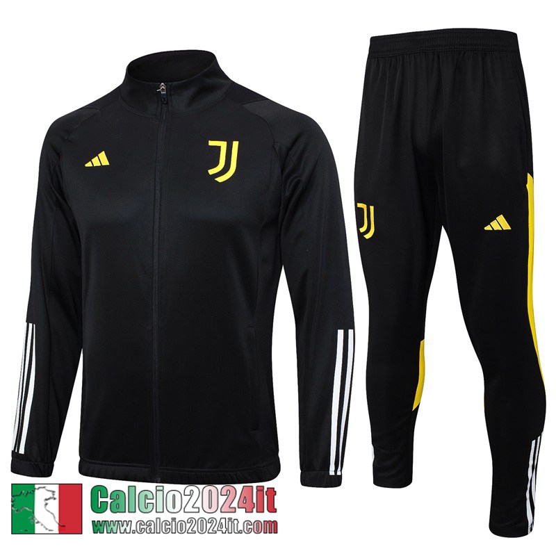 Juventus Full-Zip Giacca nero Uomo 2023 2024 JK757