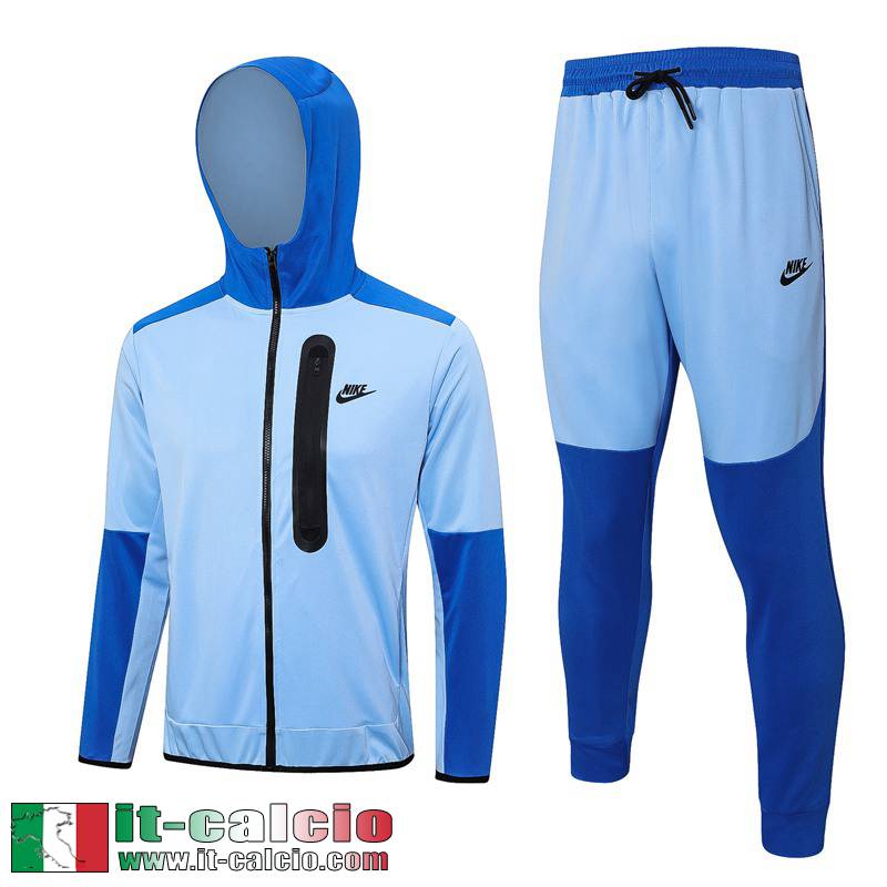 Sport Full-Zip Giacca Cappuccio cielo blu Uomo 2023 2024 JK764