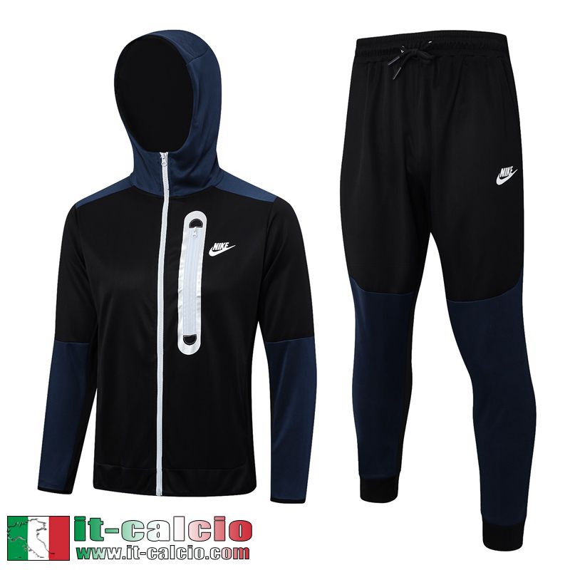 Sport Full-Zip Giacca Cappuccio nero Uomo 2023 2024 JK776