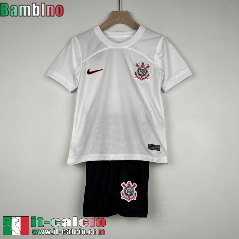 Corinthians Maglia Calcio Prima Bambini 2023 2024 MK23