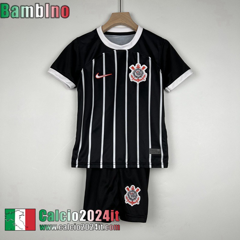 Corinthians Maglia Calcio Seconda Bambini 2023 2024 MK24