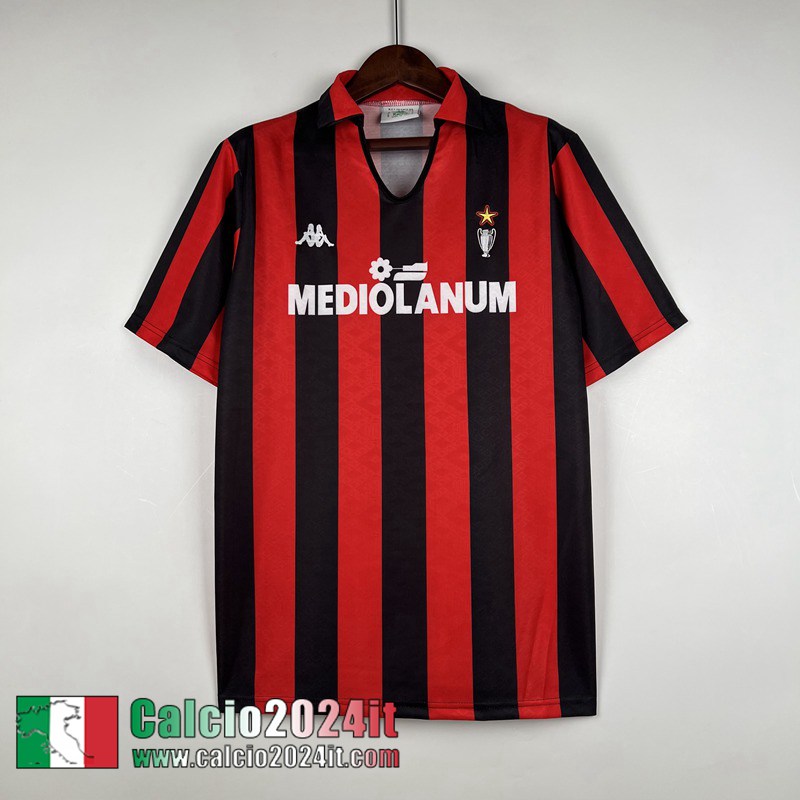 AC Milan Retro Maglia Calcio Prima Uomo 89/90 FG305